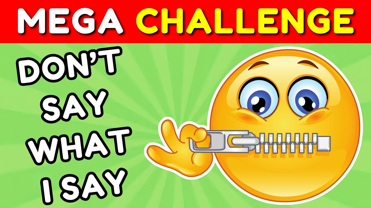 Avoid Saying The Same Thing As Me 🤔 MEGA CHALLENGE 📢 | Don't Say What I Say | Quiz Rabbit