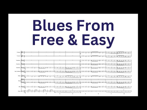 Blues From Free & Easy (Quincy Jones) Big Band Transcription