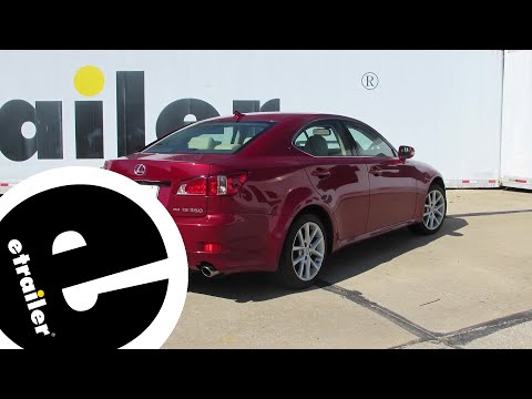 Step-By-Step Installation Tutorial for the Curt Trailer Hitch Receiver on a 2012 Lexus IS 350