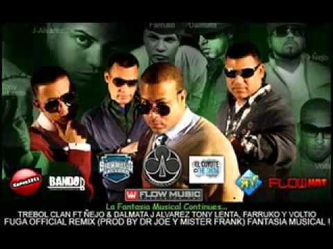 Trebol Clan ft Ñejo & Dalmata, J Alvarez, Tony Lenta, Farruko y Julio Voltio   Fuga  Offial Video Official Remix Letra