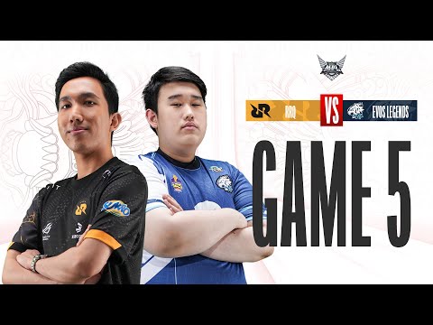 RRQ vs EVOS LEGENDS | Playoffs DAY 3 - MATCH 1 GAME 5 #MPLIDS11