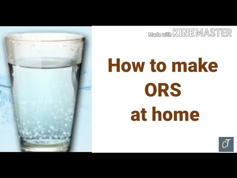 how to make ORS at home//oral rehydration solution //Salt and sugar drink for diarrhoea