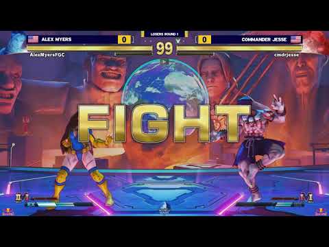 Capcom Pro Tour 2021 NA West 1 - Top 16 | ALEX MYERS vs COMMANDER JESSE