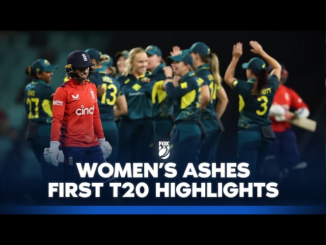 Australia v England: Women’s Ashes – First T20 Highlights I 20/01/25 I Fox Cricket