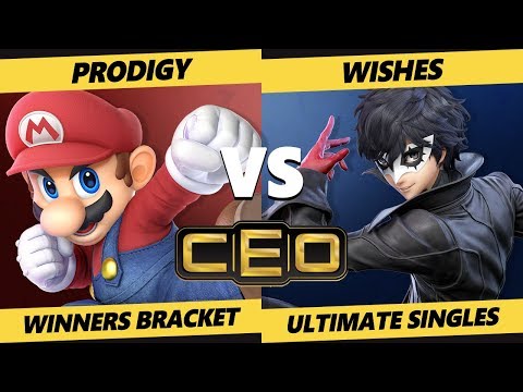 CEO 2019 SSBU - Armada | Prodigy (Mario) Vs. Wishes (Joker) Smash Ultimate Tournament Top 48 Winners