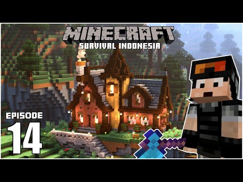 SAYYA -  Build a Potion Cafe in Minecraft Survival!!!  - Minecraft 1.18 Survival Indonesia (Ep.14)