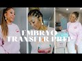 Embryo Transfer Prep | Progesterone in Oil Tips | Packing for IVF Travel