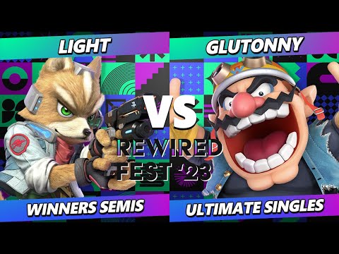 ReWired Fest 2023 Top 8 - Glutonny (Wario) Vs. Light (Fox) Smash Ultimate - SSBU