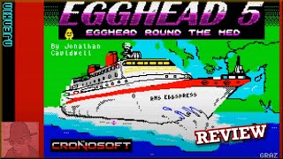 Egghead Round the Med : Homebrew from 2007 - on the ZX Spectrum 128K !! with Commentary