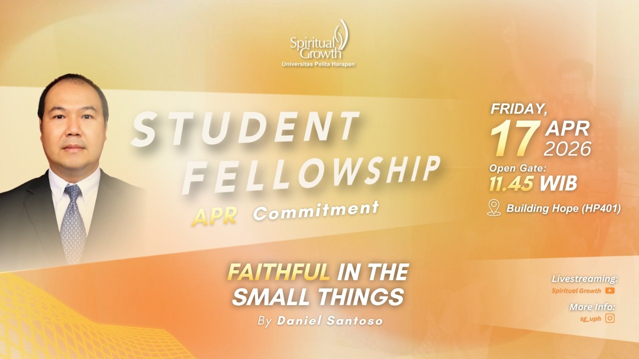 Student Fellowship Spiritual Growth | Faithful In The Small Things | 17 April 2026