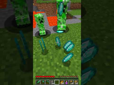 Minecraft: Creepers Incredible Helps To Me - Montero #shorts
