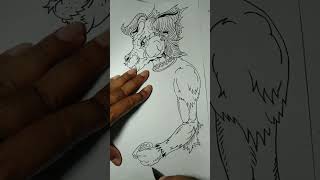 Download lagu Menggambar Pendekar Monster Kambing #short mp3