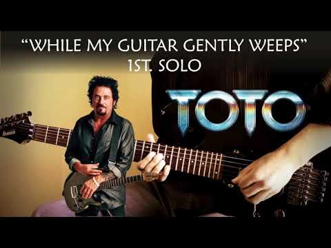 Steve Lukather style jam track - while my guitar gently weeps - for guitar solo