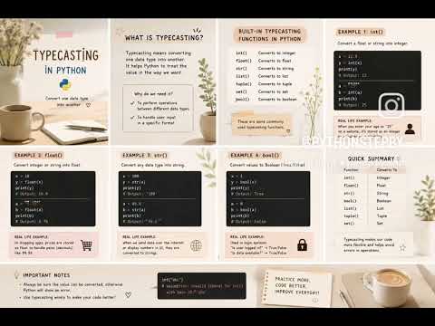 🐍 Day 4 Python Tutorial For Beginners Python Type Casting