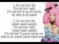 Nicki Minaj Right By My Side ft Chris Brown LYRICS ...