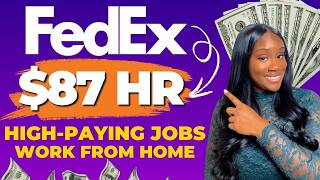 FEDEX Is Hiring! Get Paid $3,480/WK | WORK FROM HOME JOBS HIRING NOW!