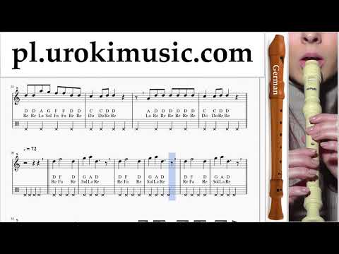 Nauka Gry Na Flecie Prostym (Niemiecki) Nicky Jam ft. Will Smith - Live It Up Nuty Poradnik um-ih463