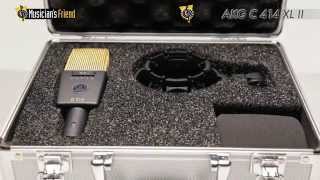 Video thumbnail for AKG C 414 XL II Condenser Microphone by Musician's Friend