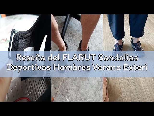 Vídeo relacionado con FLARUT Sandalias Deportivas Hombres Verano Exterior Senderismo Zapatos Trekking Casual Zapatos de Montaña Cuero Sandalias de Playa(Marrón claro,42)