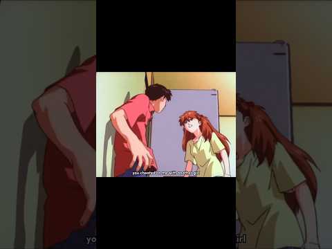 Shinji cheats on Asuka! #evangelion #anime