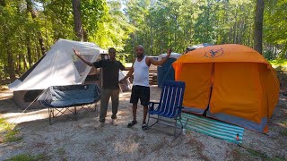 LUXURY Camping Lakeside For My Bro Bday + Catch & Cook GONE WRONG!!