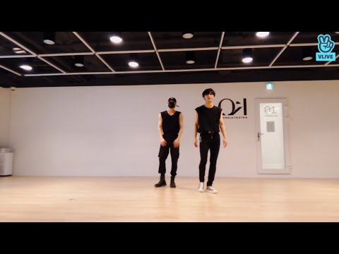 ATEEZ San and Seonghwa dancing to NCT 127 and BTS