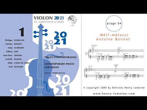 Méli-mélo(s) de Antoine Bonnet