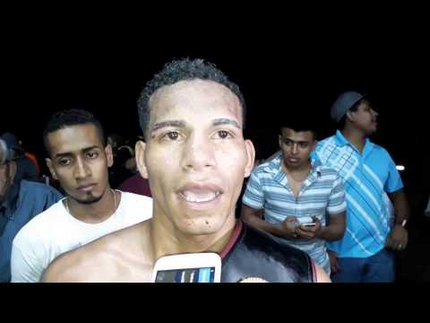 Nica Espinoza contento por la conquista del título latino gallo AMB