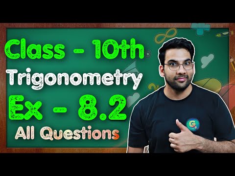Class - 10 Ex - 8.2, Q-1,2,3,4 (Trigonometry) NCERT CBSE
