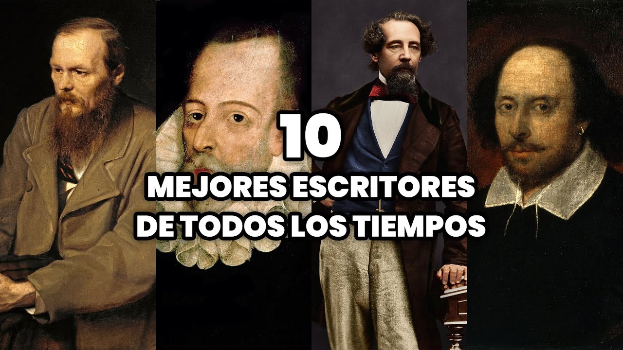 Los 10 Mejores Escritores de Todos los Tiempos | Los Escritores más Famosos del Mundo