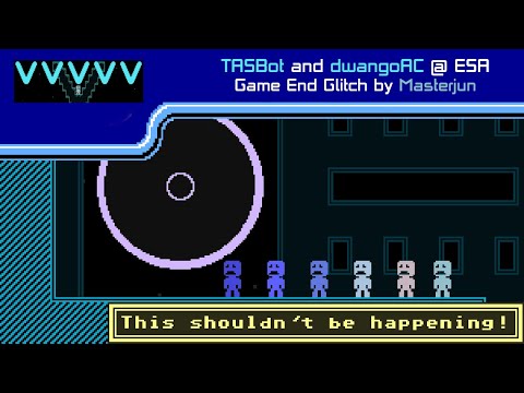 TASBot plays Masterjun's VVVVVV TAS in less than 6 minutes at ESA (European Speedrunner Assembly)