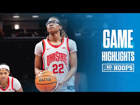 Indiana at Ohio State | HIGHLIGHTS | Big Ten Women's Basketball | 01/22/2026