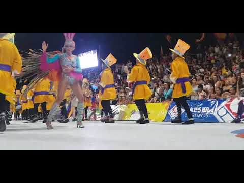 Show batería Nota 10 Comparsa Imperio noche 4. Carnaval de Concordia ER 2023. Reina Cami Timón