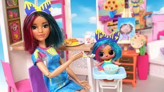 Download lagu Barbie Doll LOL Splatters Family School Morning Routine - Barbie Classroom Toy mp3