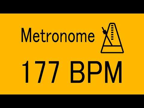 177 BPM METRONOME FOR TRAINING MUSICAL INSTRUMENT / 楽器練習用 メトロノーム / practice