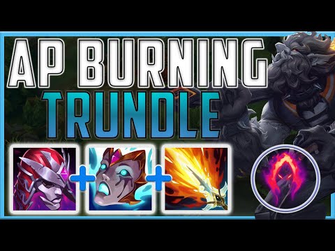 WE DID MORE DAMAGE THEN MOST OF OUR TEAM WILL FULL AP TRUNDLE!! - AP Trundle Top | Season 13 LoL