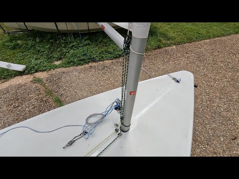 How to set up a 6:1 ILCA/Laser downhaul.