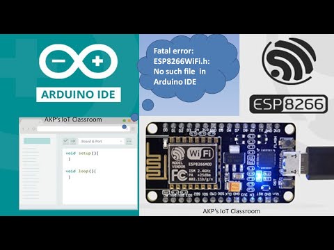 How to Solve Error ESP8266WiFi.h No such file or directory in Arduino ...
