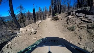 Ben Goyette's POV video of Going Green; trail goes left of Party Wave entrance @ 1:30 in clip