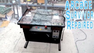 We found A Taito RASTAN Arcade Kit Someone Installed In A Cocktail Cabinet!  - Let's Fix It
