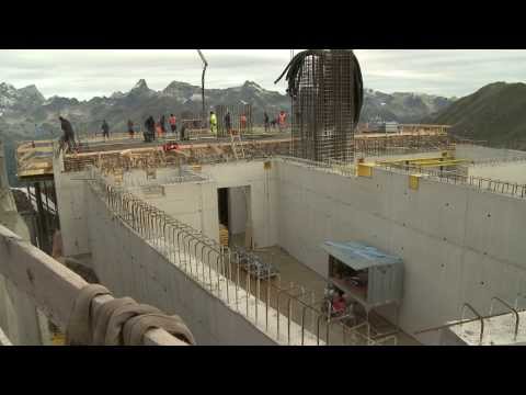 3-S PARDATSCHGRAT A2 - TEIL 4 Betonierarbeiten Bergstation