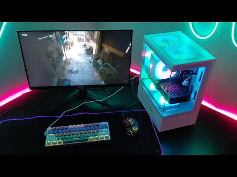 фото игровой компьютер rtx 5050 + монитор 24 120герц. новый. гарантия. 0