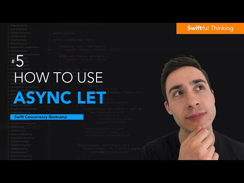How to use Async Let to perform concurrent methods in Swift | Swift Concurrency #5 thumbnail