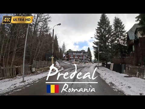 🇷🇴 Predeal Driving Tour | Explore Romania ’s Highest Mountain Resort in Stunning 4K