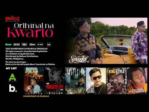 Smugglaz - Orihinal Na Kwarto Ft. CurseOne (Official Music Video) 3 of 4 fr. #SoundtrackSaPelikulaEP