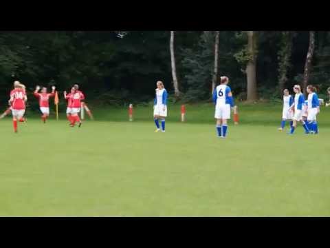 De drie doelpunten van  Lochuizen tijdens Lochuizen Vr  -  LSV  Vr