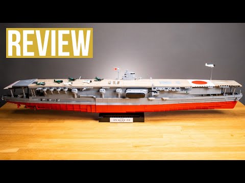 Cobi IJN Akagi Aircraft Carrier REVIEW | Sets 4850 4851