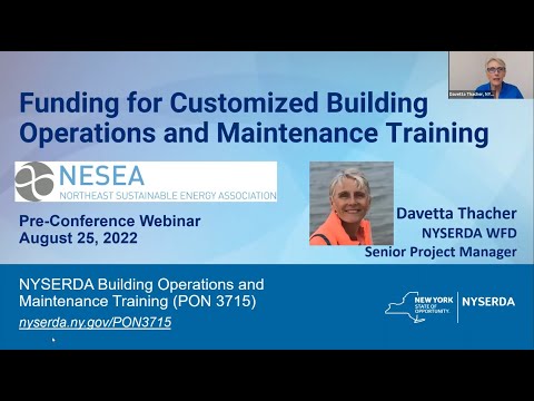 Funding for Customized Building Operations and Maintenance Training