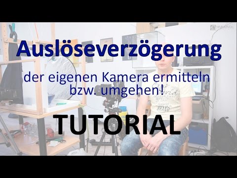 Kamera Auslöseverzögerung Wassertropfen Highspeed Fotografie