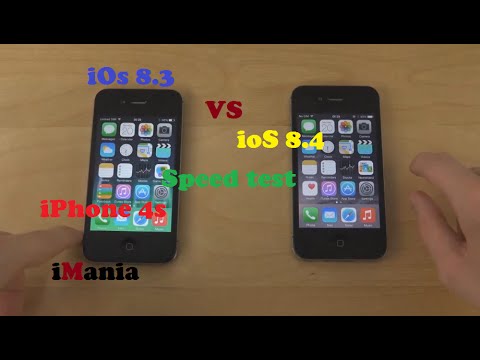 iphone 4s ios 8.4 vs ios 8.3 speed test